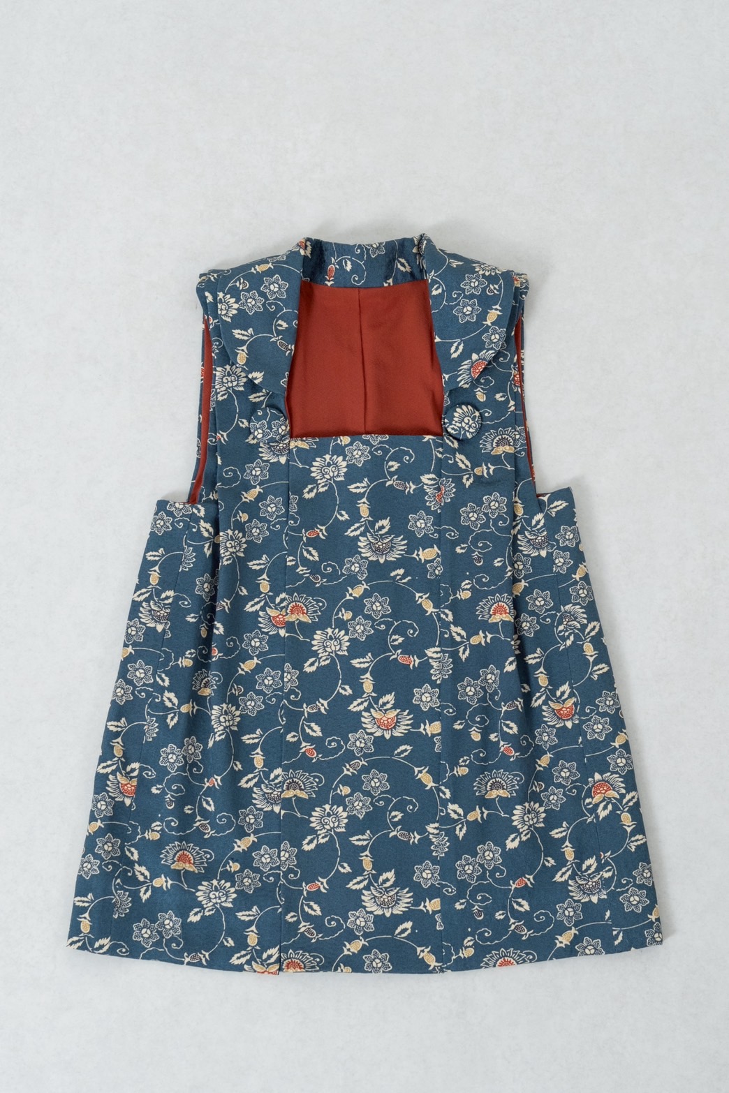 silk / marine blue